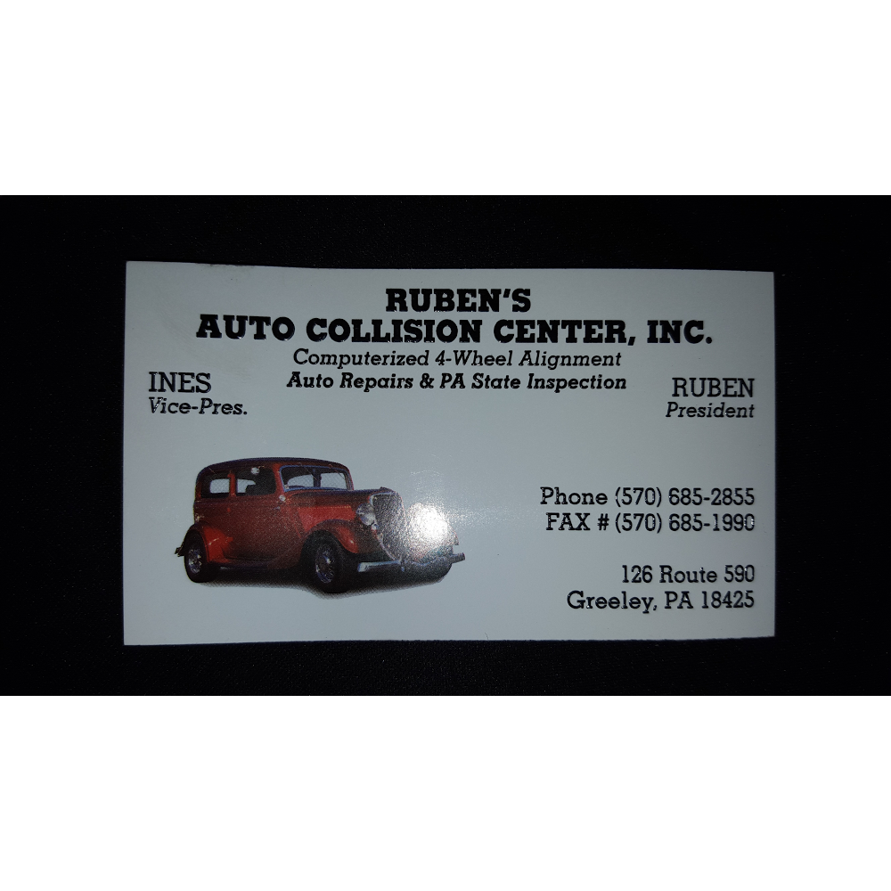 Rubens Auto Collision Center, Inc. | 126 PA-590, Greeley, PA 18425, USA | Phone: (570) 685-2855