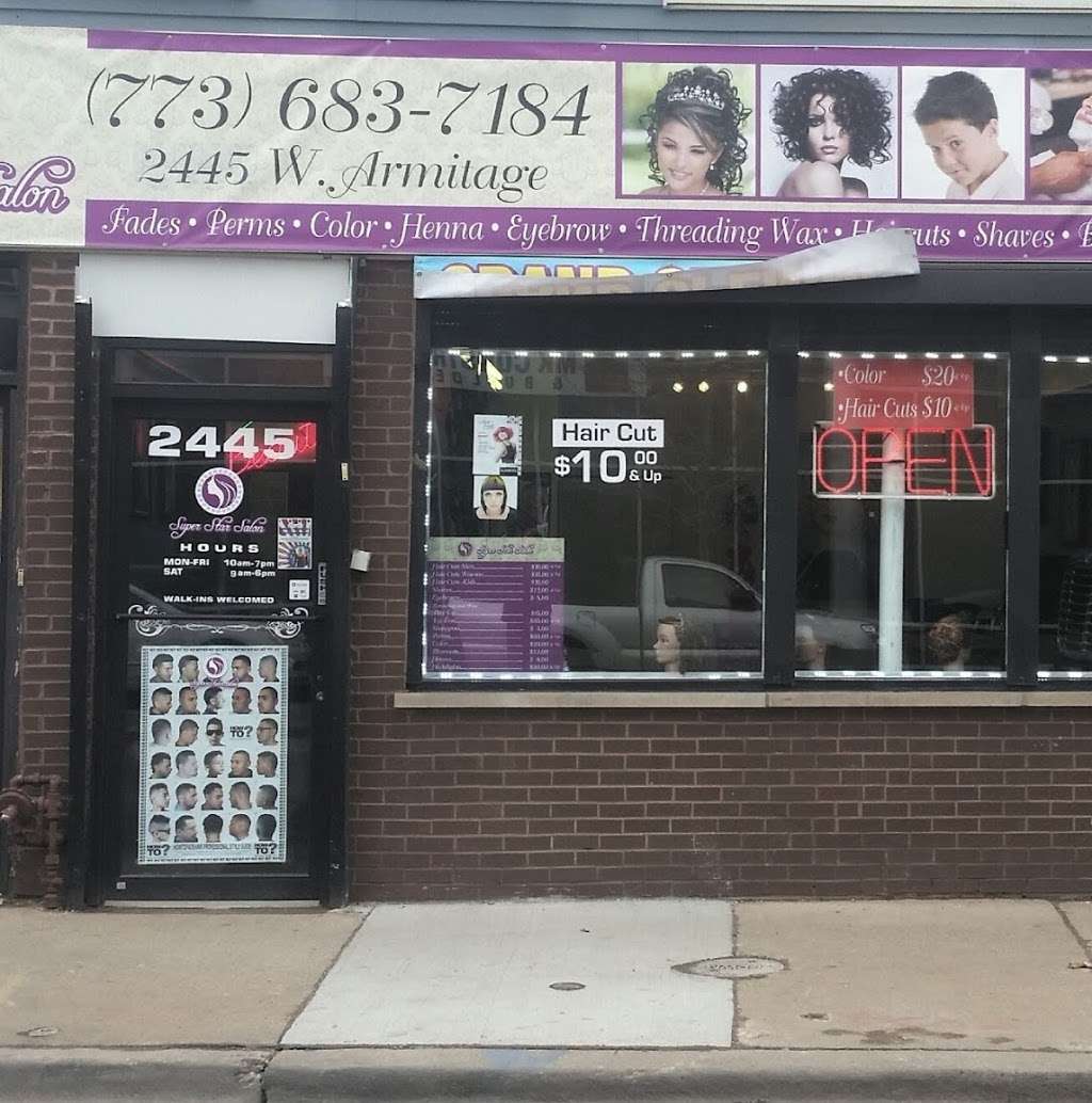 Super Star Salon | 2445 W Armitage Ave, Chicago, IL 60647, USA | Phone: (773) 683-7184