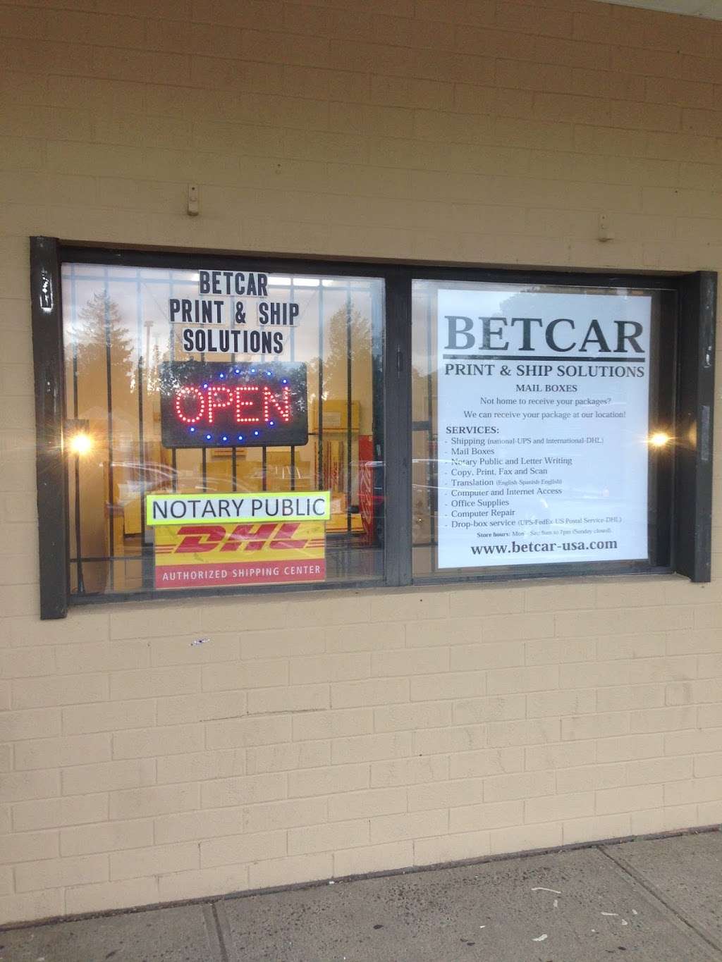 BetCar Print & Ship Solutions | 525 Irvington Ave #12, Newark, NJ 07106, USA | Phone: (908) 316-4031