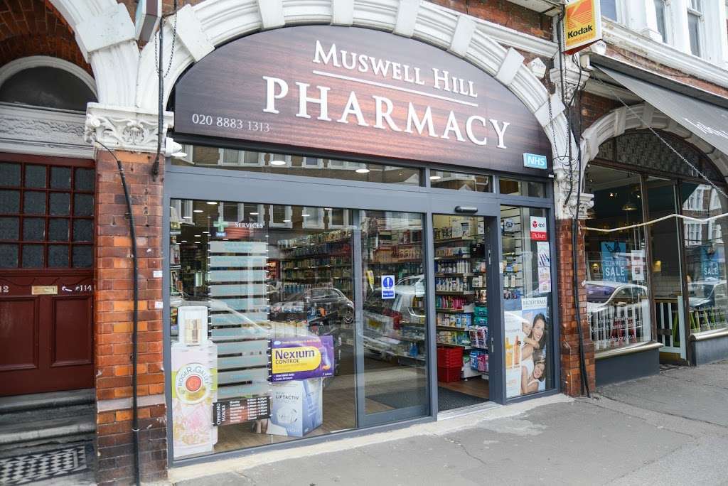 Muswell Hill Pharmacy | 110 Fortis Green Rd, London N10 3HN, UK | Phone: 020 8883 1313