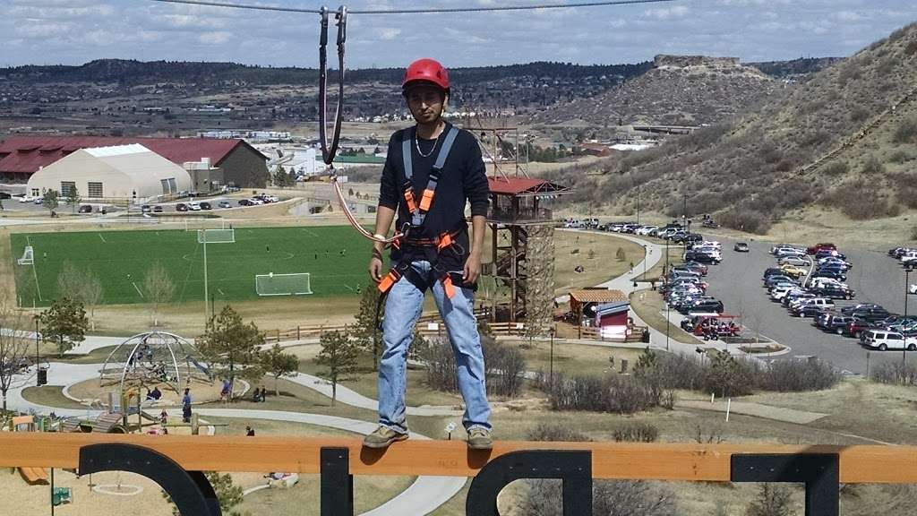 Castle Rock Zip Line Tours | 1375 W Plum Creek Pkwy, Castle Rock, CO 80109, USA | Phone: (720) 733-9477