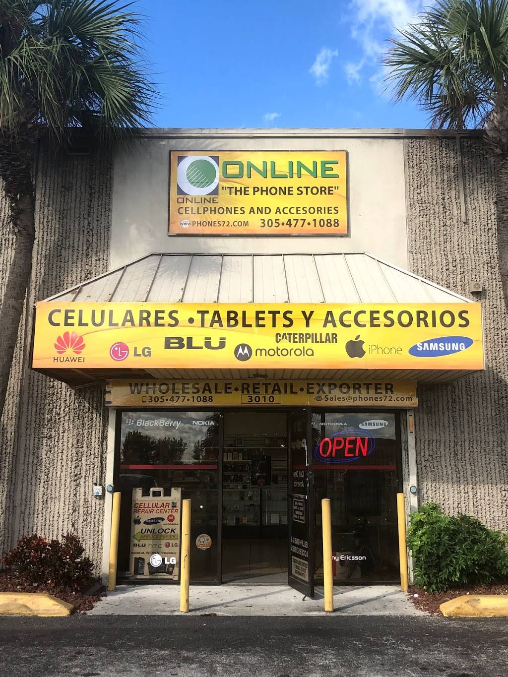 Online International Corp. | 3010 NW 72nd Ave, Miami, FL 33122 | Phone: (305) 477-1088