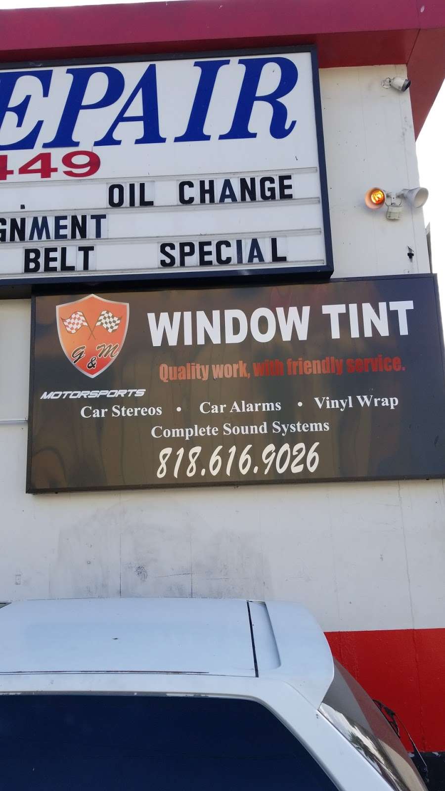 G & M MOTORSPORTS Window Tint | 15650 Sherman Way, Van Nuys, CA 91406, USA | Phone: (818) 616-9026