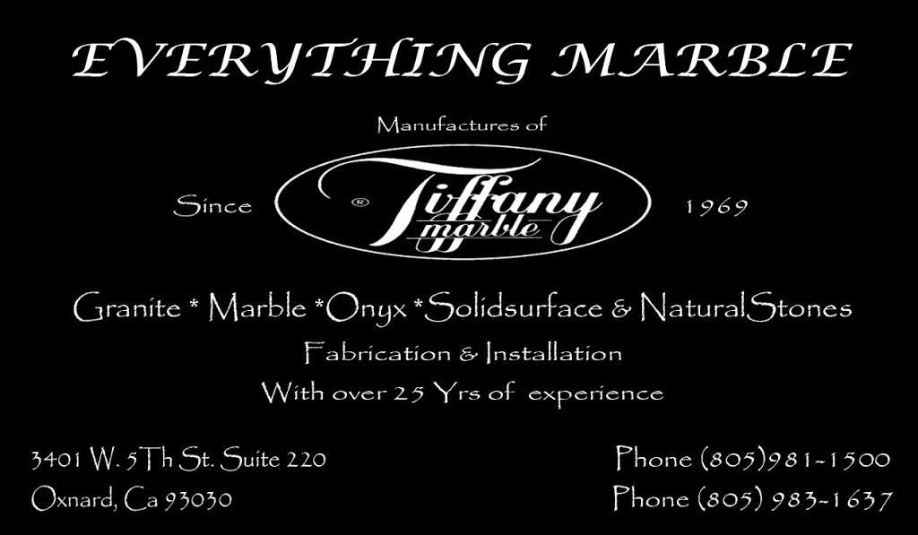 Everything Marble and Granite | 3401 W 5th St #220, Oxnard, CA 93036, USA | Phone: (805) 981-1500