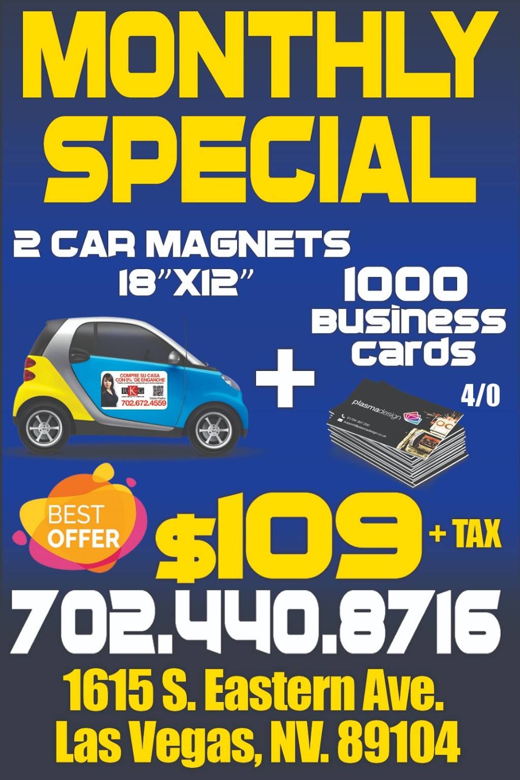 DD Advertisements | 1615 S Eastern Ave, Las Vegas, NV 89104 | Phone: (702) 440-8716