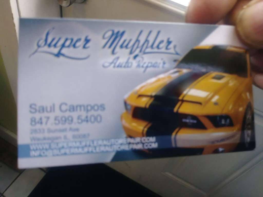 Super Muffler Auto Repair | 2833 Sunset Ave, Waukegan, IL 60087, USA | Phone: (847) 599-5400