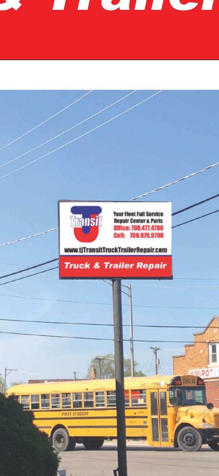 TJ Transit Truck & Trailer Repair, Inc | 15500 Vincennes Ave, Phoenix, IL 60426 | Phone: (708) 477-4780
