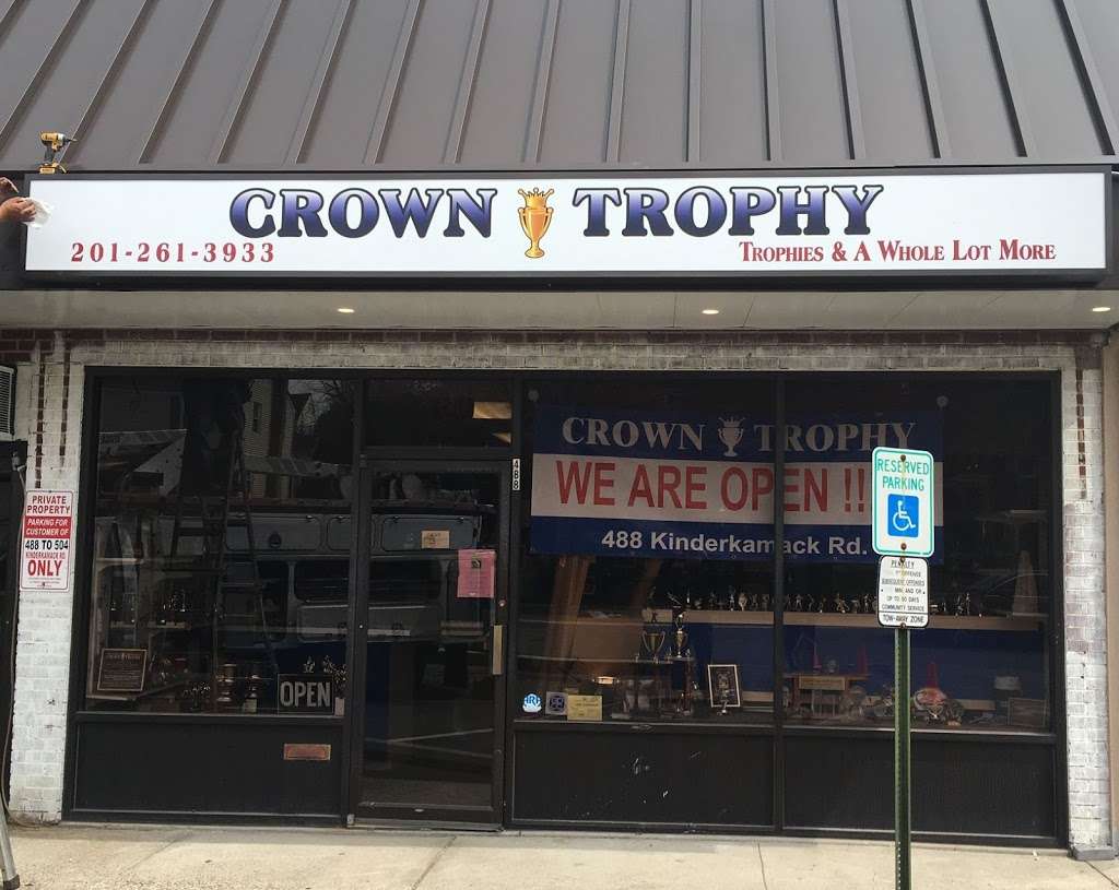 Crown Trophy | 488 Kinderkamack Rd, River Edge, NJ 07661, USA | Phone: (201) 261-3933