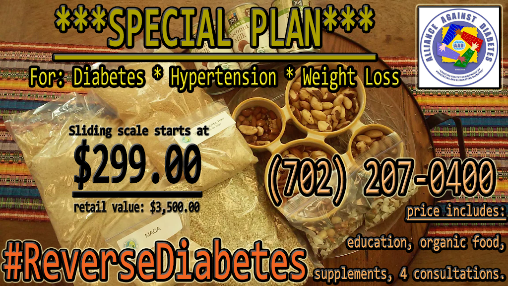 Alliance Against Diabetes (AAD) | 3920 E Patrick Ln, Las Vegas, NV 89120, USA | Phone: (702) 207-0400