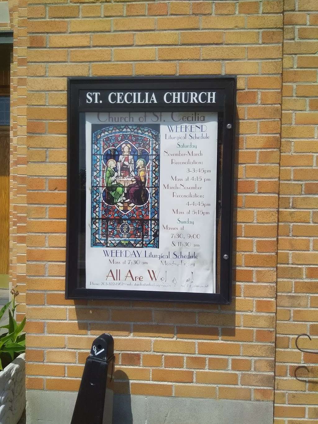 St Cecilias Parish Center | 1180 Newfield Ave, Stamford, CT 06905, USA | Phone: (203) 329-8783