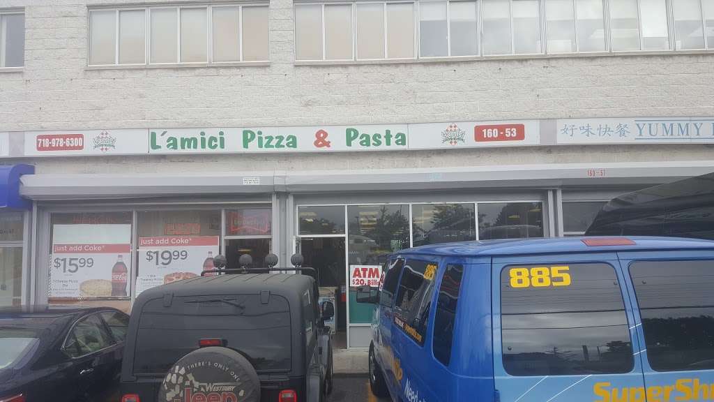 Lamici Pizza & Pasta | 16053 Rockaway Blvd, Jamaica, NY 11434, USA | Phone: (718) 978-6300