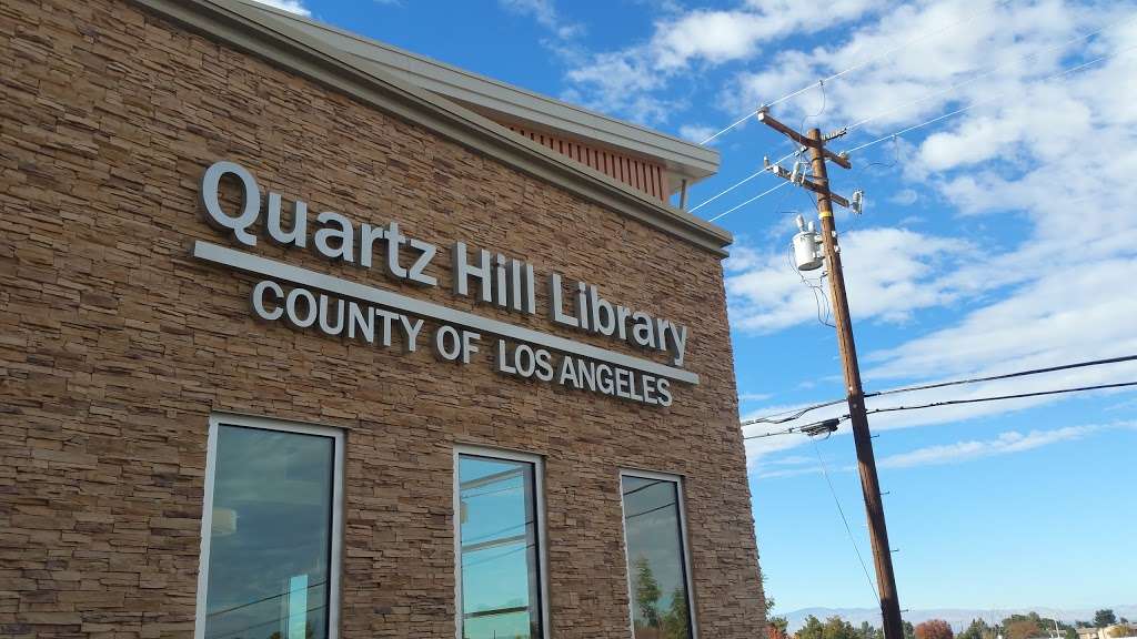 Quartz Hill Library | 5040 W Ave M 2, Quartz Hill, CA 93536, USA | Phone: (661) 943-2454