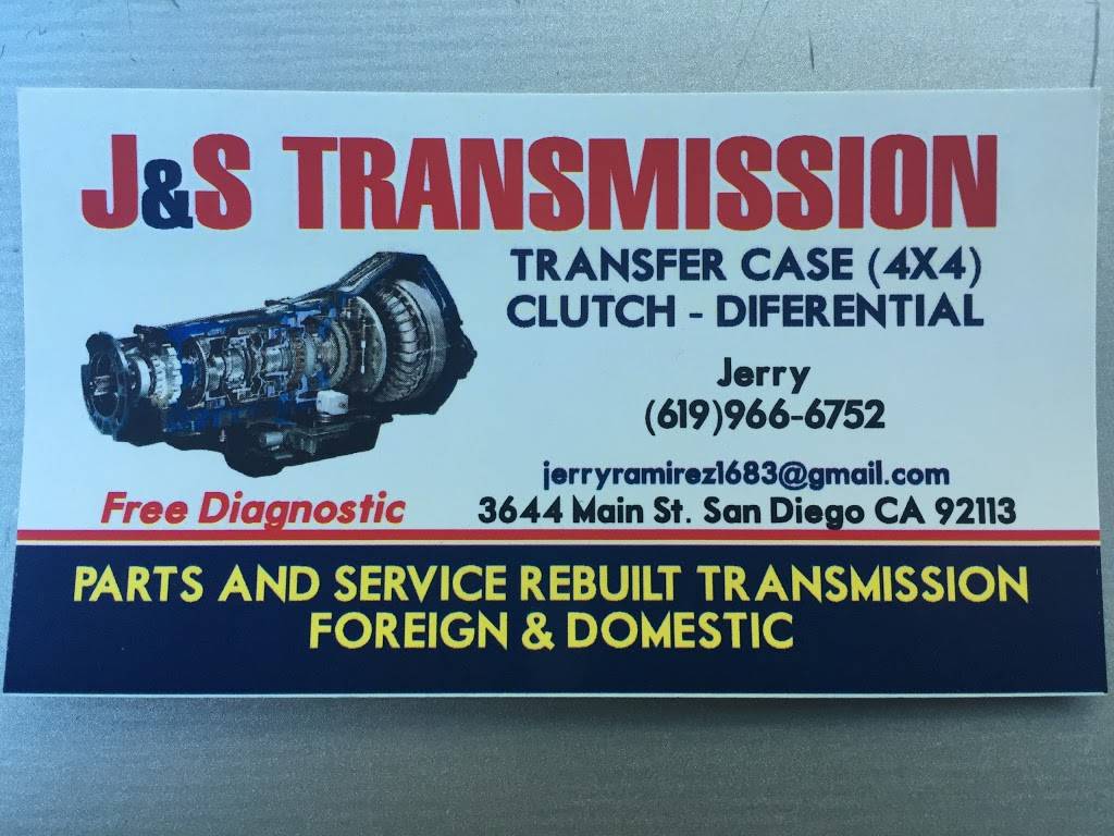 J & S Transmission | 3644 Main St, San Diego, CA 92113, USA | Phone: (619) 966-6752