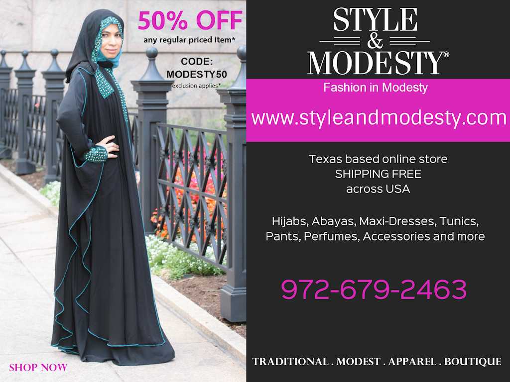 Style & Modesty | 4132 Conflans Rd #0589, Irving, TX 75061, USA | Phone: (972) 679-2463