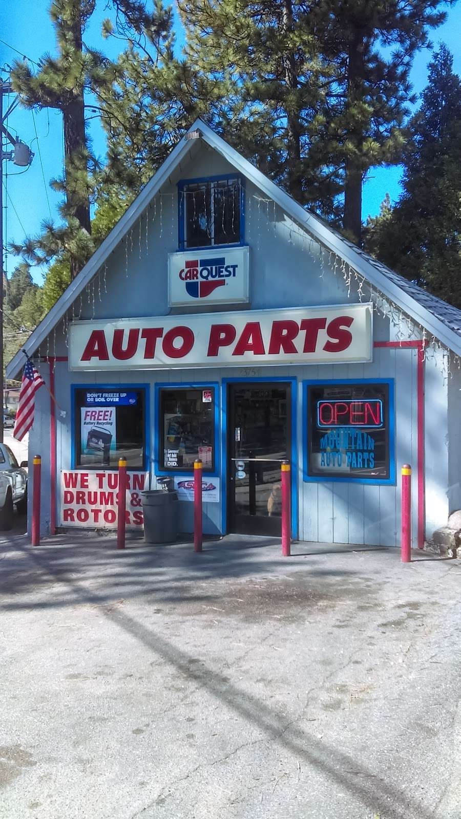 Carquest Auto Parts - Mountain Auto Parts | 23754 Lake Dr, Crestline, CA 92325, USA | Phone: (909) 338-3612