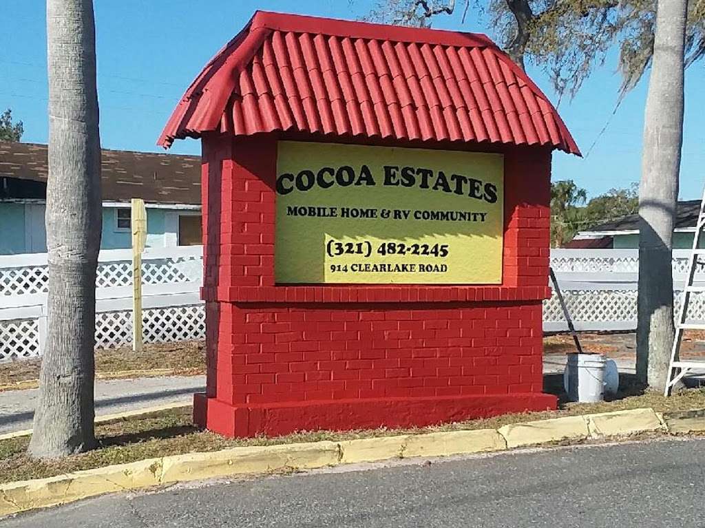 Cocoa Estates Mobile Home & RV Park | 914 Clearlake Rd, Cocoa, FL 32922, USA | Phone: (321) 482-2245