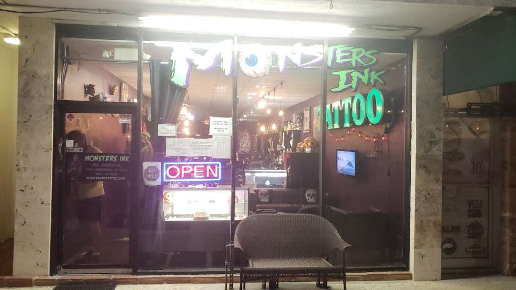 Monsters Ink | 905 Sunrise Ln, Fort Lauderdale, FL 33304, USA | Phone: (954) 541-3450