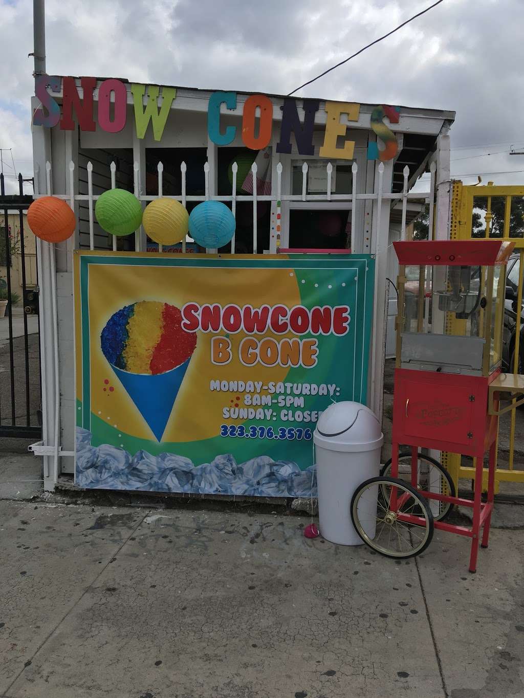 Snow Cone B Gone | 11178 S Figueroa St, Los Angeles, CA 90061, USA | Phone: (323) 376-3576