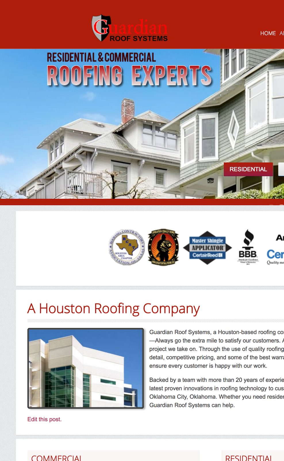 Guardian Roof Systems | 2921, 3800 Halik St #5, Pearland, TX 77581, USA | Phone: (877) 637-4380