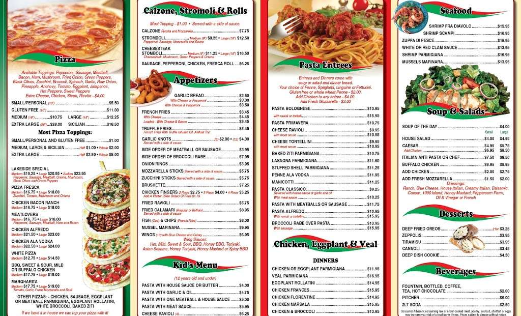 Lakeside Pizzeria | Stone Brook Plaza, 100 Apple Dr #9, Greentown, PA 18426, USA | Phone: (570) 857-7577