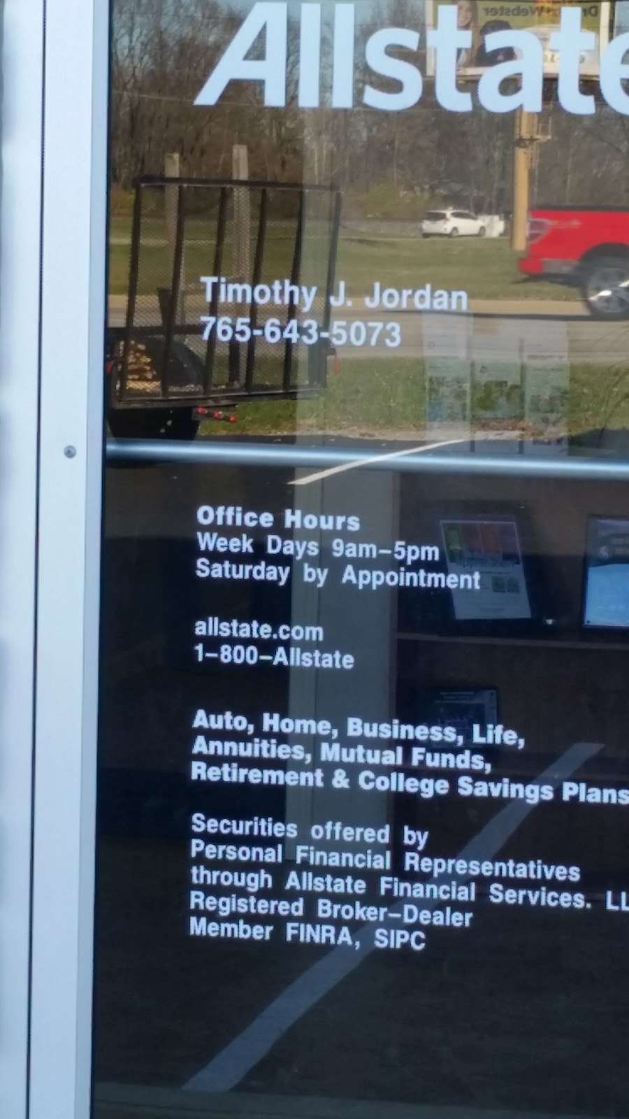 Timothy J. Jordan: Allstate Insurance | 2909 Nichol Ave, Anderson, IN 46011 | Phone: (765) 643-5073