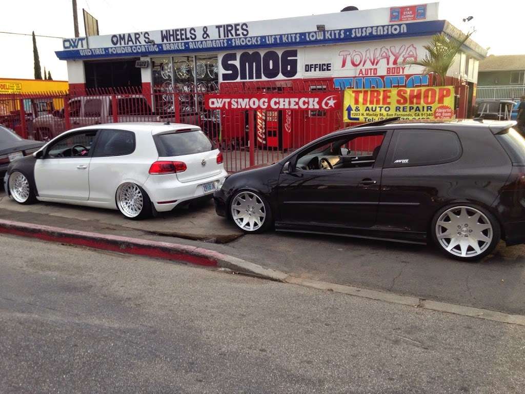 Omars Wheels & Tires & Smog Check | 13201 Maclay St, San Fernando, CA 91340, USA | Phone: (818) 837-2673