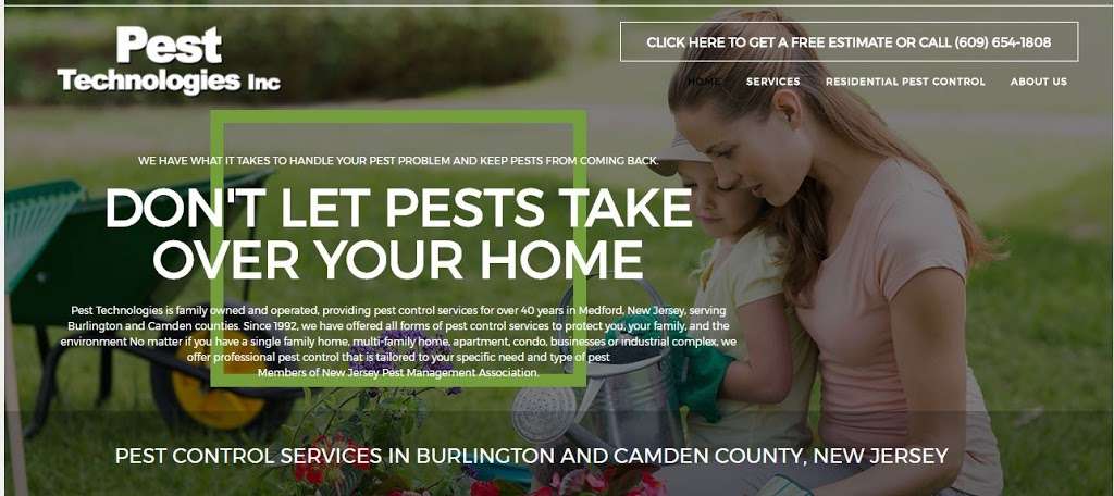 Pest Technologies Inc | 617 Stokes Rd #4-292, Medford, NJ 08055 | Phone: (609) 654-1808