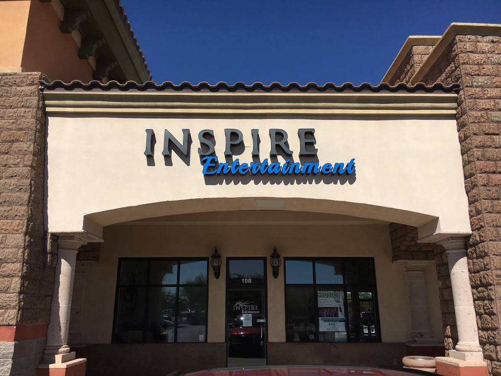 INSPIRE Entertainment | 3244 E Guadalupe Rd #108, Gilbert, AZ 85234, USA | Phone: (480) 830-5955