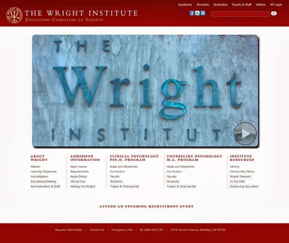 Wright Institute | 2728 Durant Ave, Berkeley, CA 94704, USA | Phone: (510) 841-9230