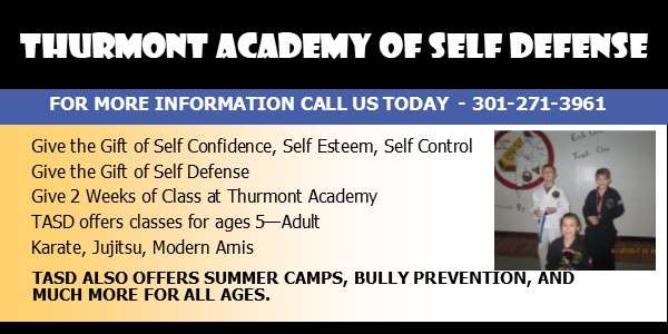 Thurmont Academy of Self Defense | 202 E Main St, Thurmont, MD 21788 | Phone: (301) 271-3961
