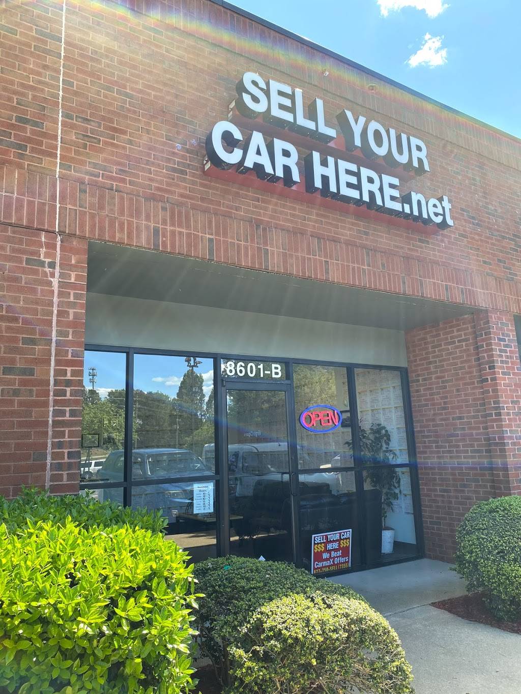 Sell Your Car Here.net | 8601 Glenwood Ave, Raleigh, NC 27617, USA | Phone: (919) 615-3483