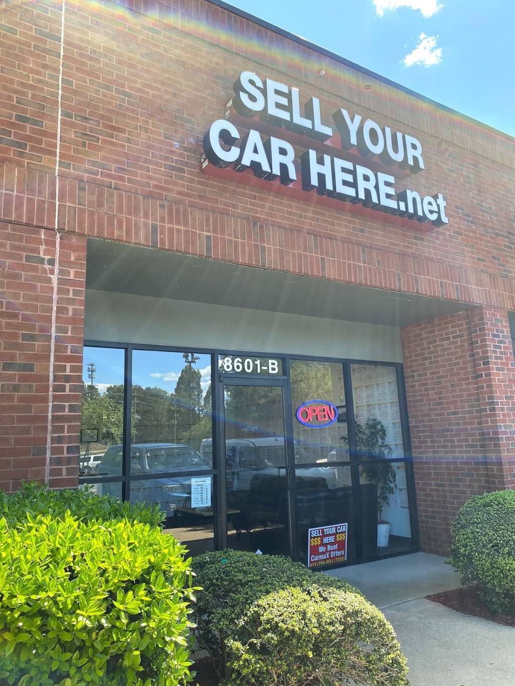 Sell Your Car Here.net | 8601 Glenwood Ave, Raleigh, NC 27617 | Phone: (919) 615-3483