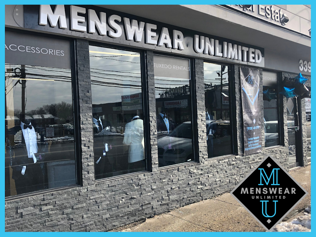 Menswear Unlimited | 339 W St Georges Ave 1st floor, Linden, NJ 07036 | Phone: (908) 486-0110