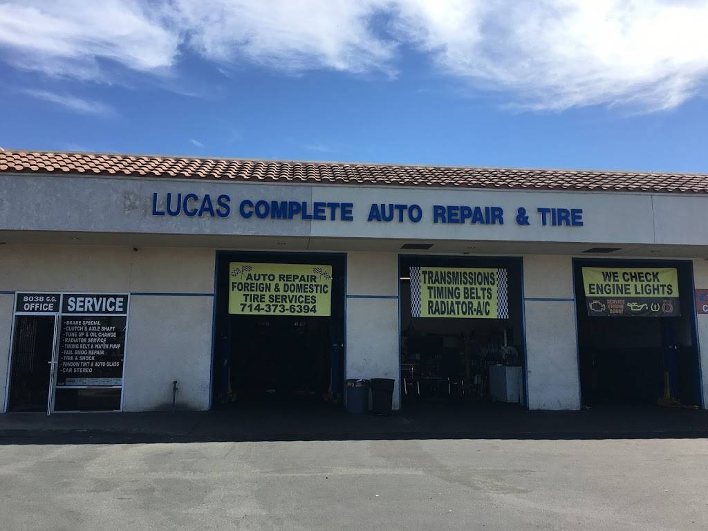 Lucas Complete Auto Repair and Tires | 8038 Garden Grove Blvd, Garden Grove, CA 92844, USA | Phone: (714) 373-6394