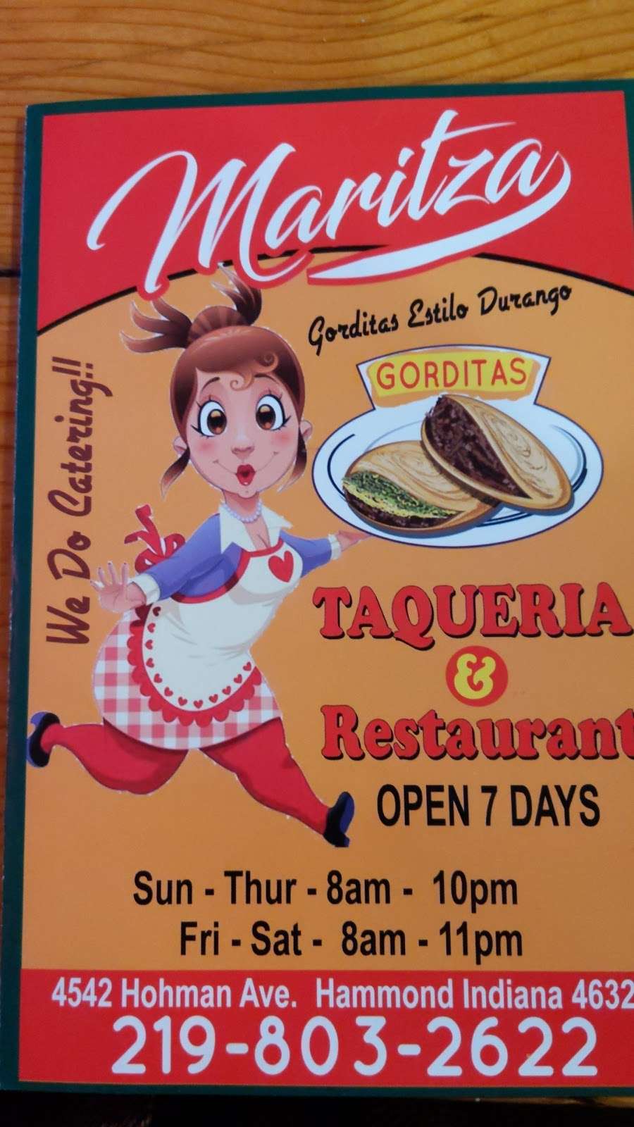 Maritza Taqueria and Restaurant | 4542 Hohman Ave, Hammond, IN 46327, USA | Phone: (219) 803-2622