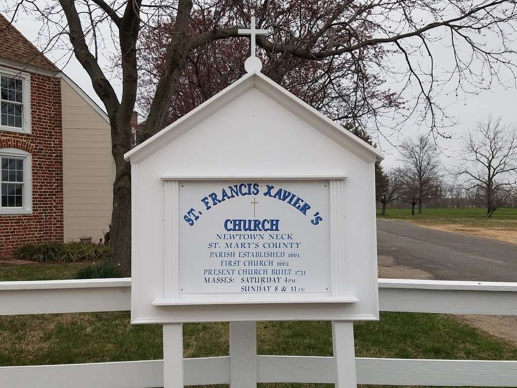 St. Francis Xavier Church, Newtowne, MD | 21370 Newtowne Neck Rd, Leonardtown, MD 20650, USA | Phone: (301) 475-9885