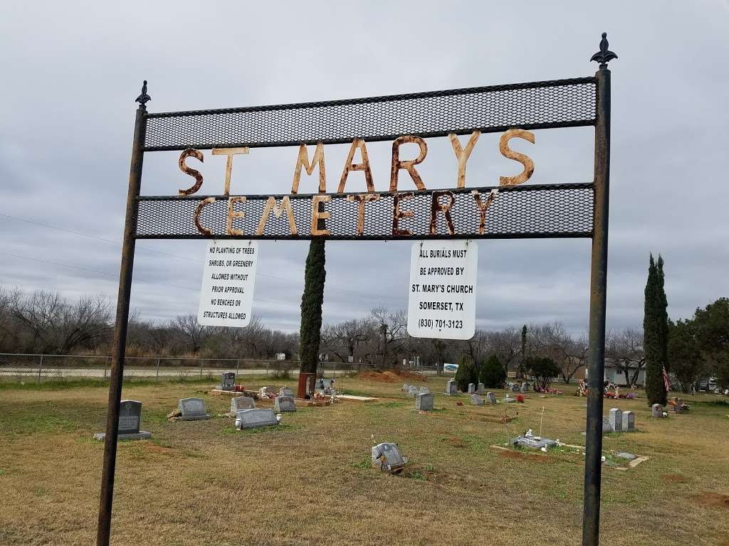 St Marys Cemetary | 17087 Bexar Rd, Somerset, TX 78069, USA