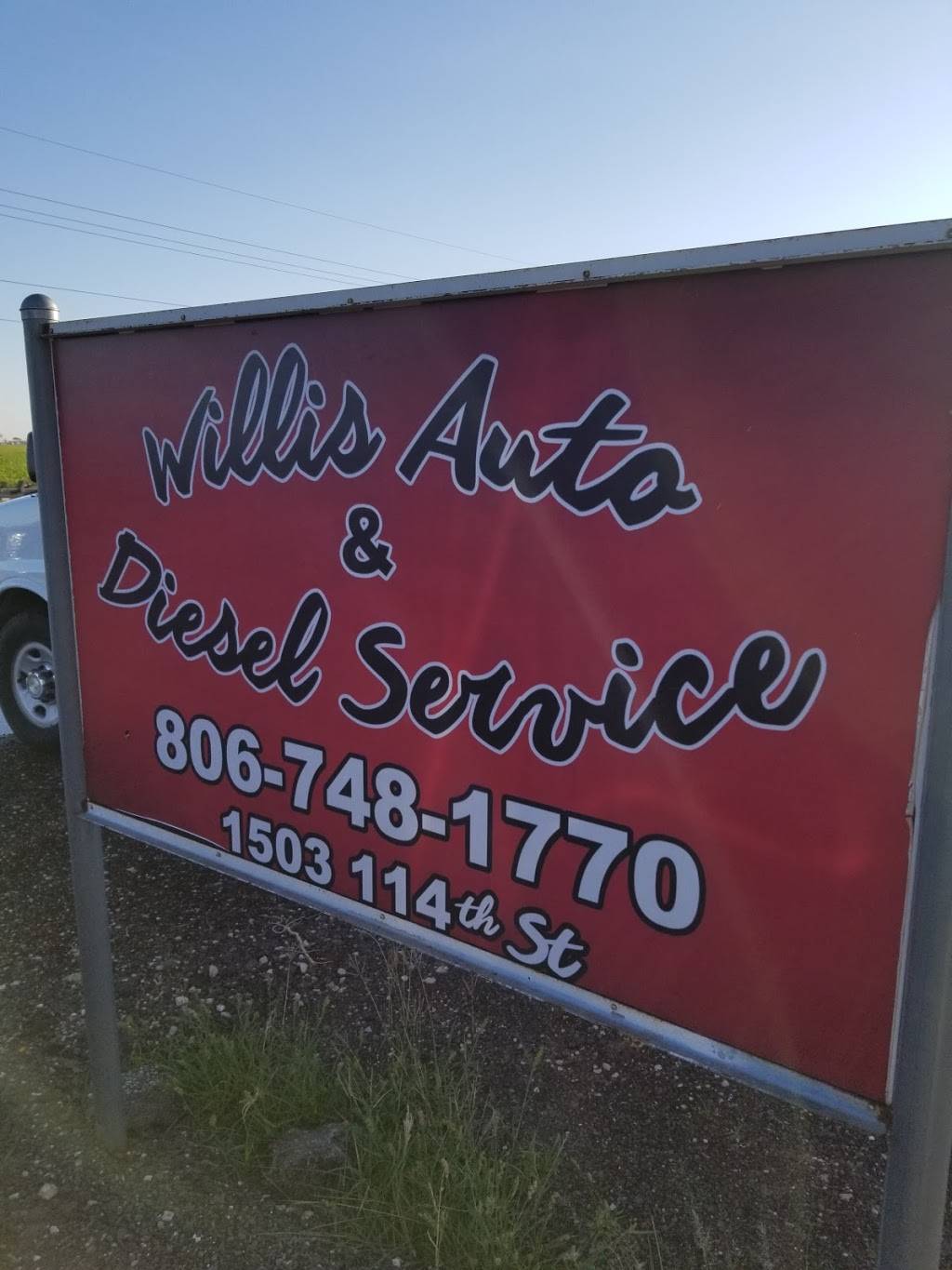 Willis Auto and Diesel Service LLC | 1503 114th St, Lubbock, TX 79423, USA | Phone: (806) 748-1770