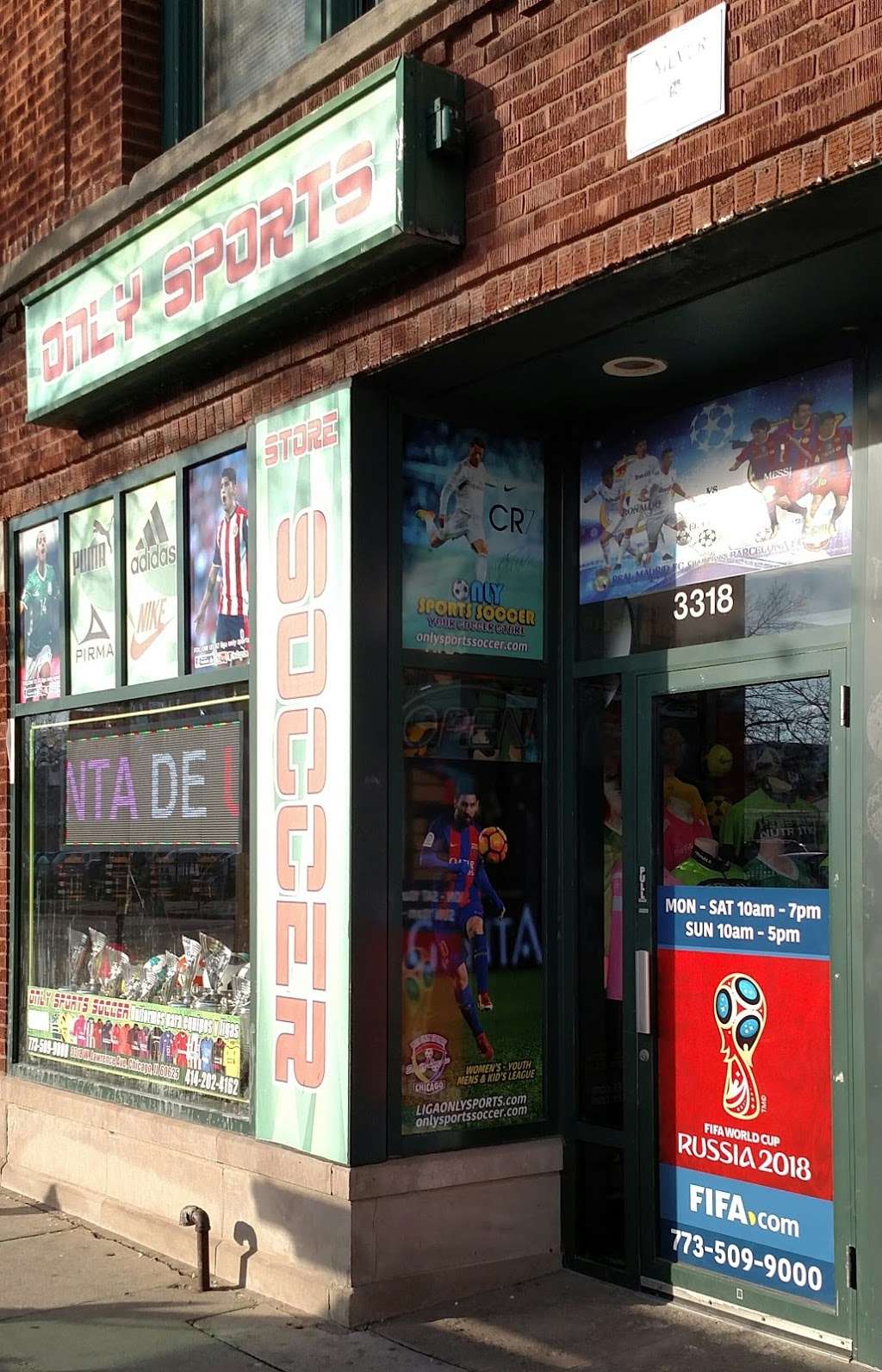 Only Sports Soccer | 3318 W Lawrence Ave, Chicago, IL 60625 | Phone: (773) 509-9000