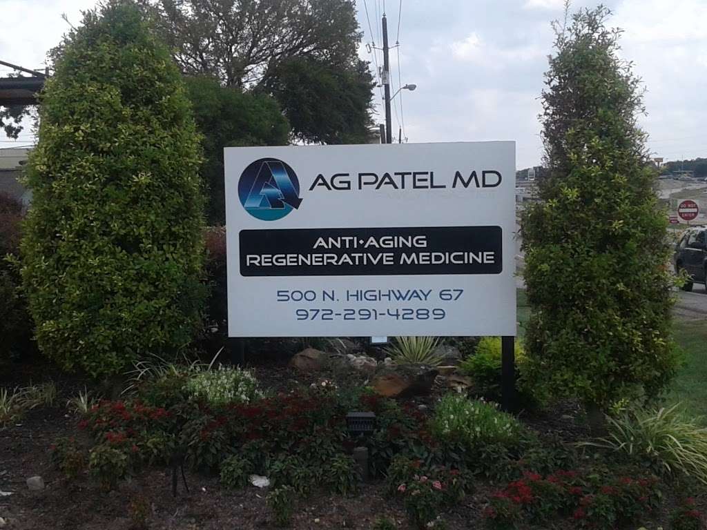 AG Patel MD Anti-Aging & Regenerative Medicine Center | 500 N Hwy 67, Cedar Hill, TX 75104, USA | Phone: (972) 291-4289