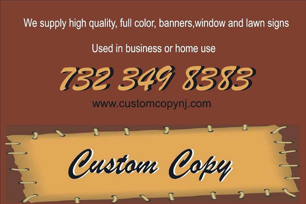 Custom Copy | 302 Hooper Ave # 2, Toms River, NJ 08753 | Phone: (732) 349-8383