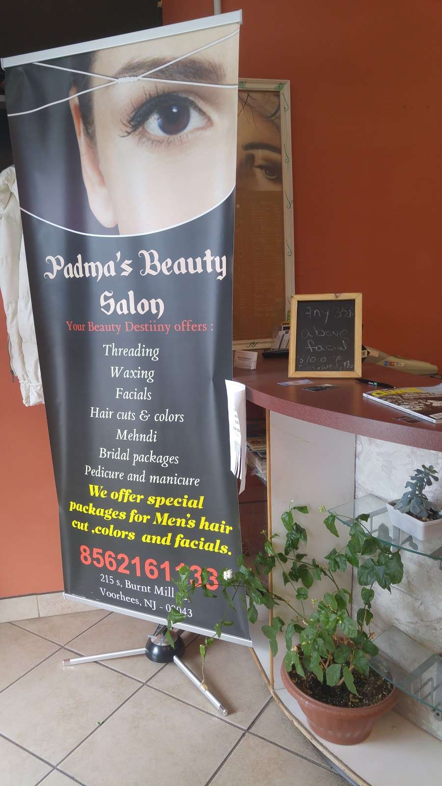 Padmas Beauty Salon | 215 S Burnt Mill Rd, Voorhees Township, NJ 08043, USA | Phone: (856) 216-1133