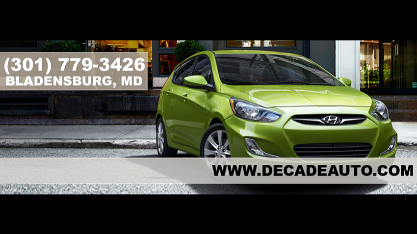 Decade Auto | 5406 Annapolis Rd, Bladensburg, MD 20710, USA | Phone: (301) 779-3426