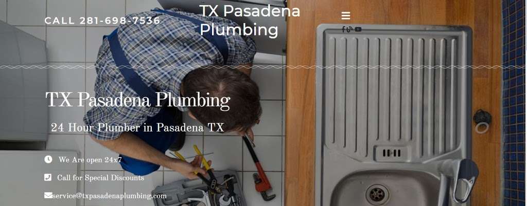 TX Pasadena Plumbing | 5233 Fairmont Pkwy, Pasadena, TX 77505, USA | Phone: (281) 698-7536