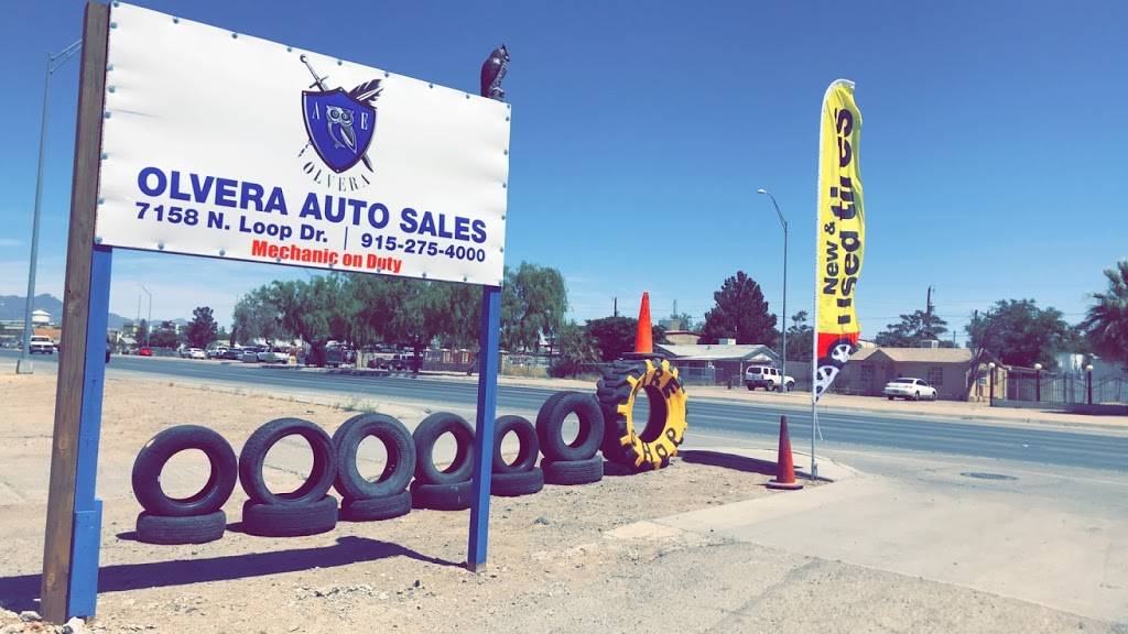 Olvera Auto Sales | 7158 N Loop Dr, El Paso, TX 79915, USA | Phone: (915) 270-6181