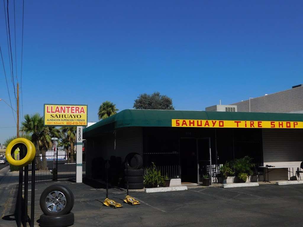 Sahuayo Tire Shop | 2230 E McDowell Rd, Phoenix, AZ 85008, USA | Phone: (602) 418-7614