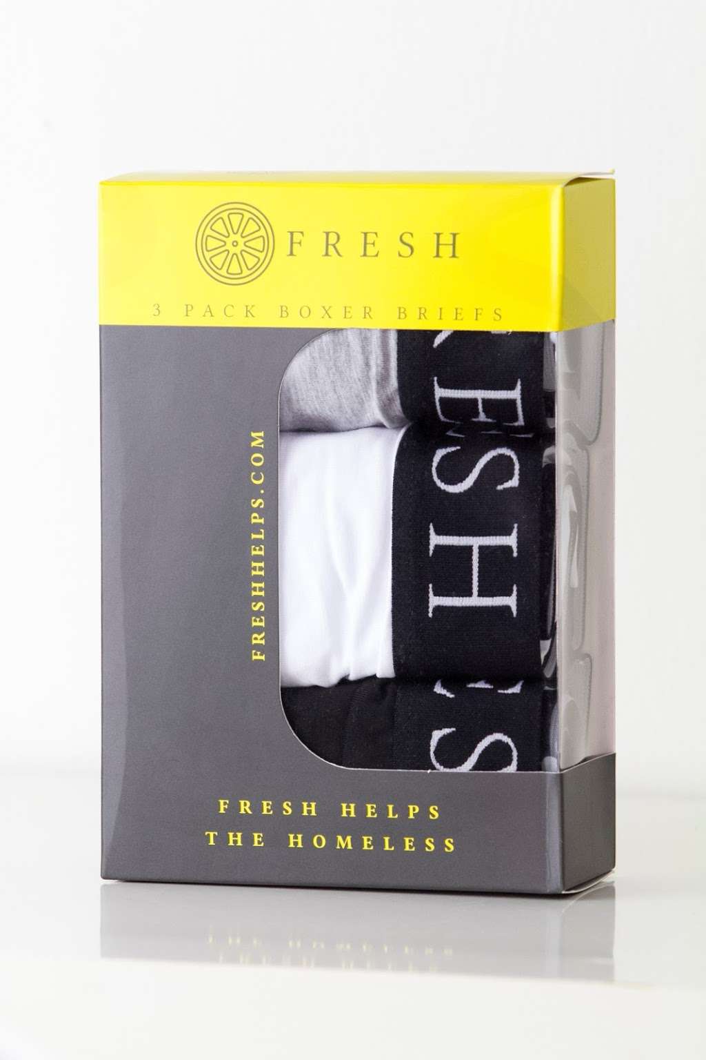 Fresh Helps Luxury Boxer Briefs for the Homeless | 200 NW 7th St, Boca Raton, FL 33432, USA | Phone: (205) 368-0152