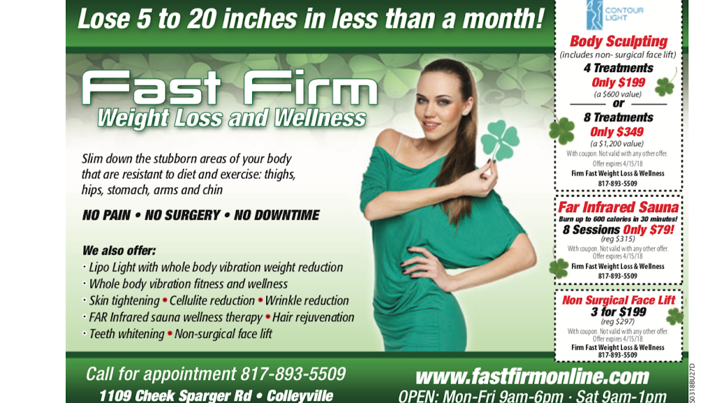 Fast Firm | 1109 Cheek-Sparger Rd #100, Colleyville, TX 76034 | Phone: (817) 893-5509