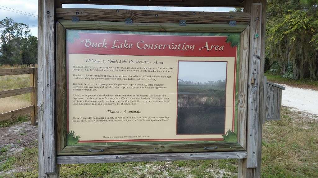 Buck Lake Conservation Area East Trailhead | 2725-2727 Blake Lee Trail, Mims, FL 32754, USA | Phone: (386) 329-4404