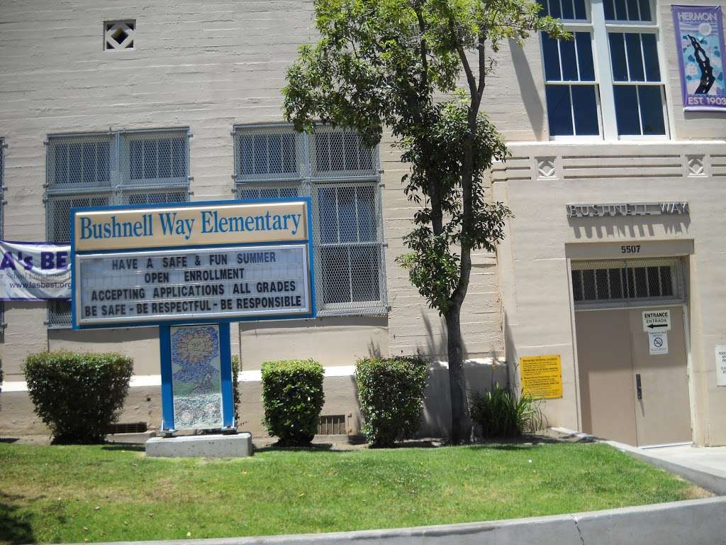 Bushnell Way Elementary School | 5507 Bushnell Way, Los Angeles, CA 90042, USA | Phone: (323) 255-6511